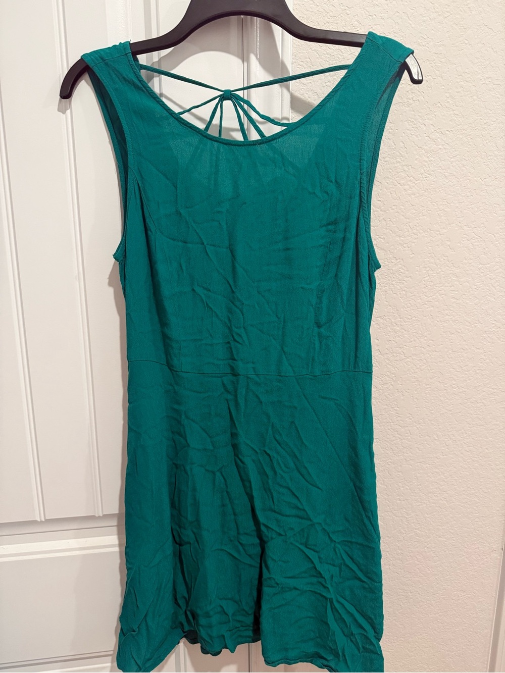 Forever 21 Teal Strappy Back Swim Cover-Up